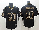 Nike Rams 30 Todd Gurley II Black Shadow Legend Limited Jersey,baseball caps,new era cap wholesale,wholesale hats
